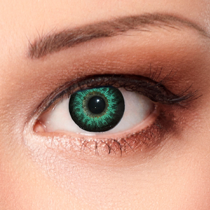 Grüne Farbige Kontaktlinsen ohne Stärke High intensive Green