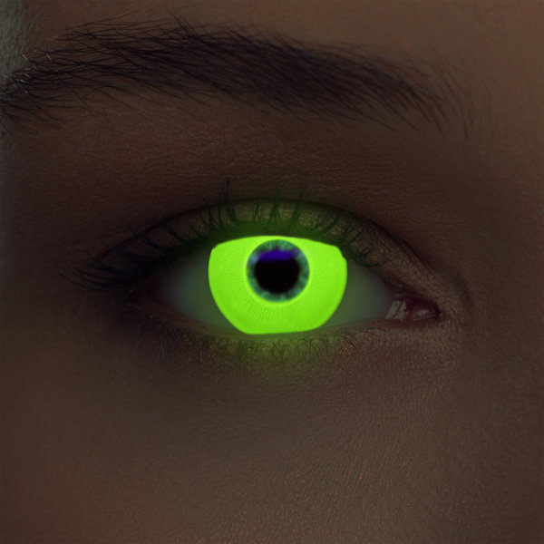 Leuchtende Schwarzlicht Kontaktlinsen